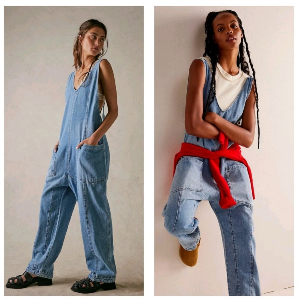 Free People High Roller Overalls